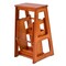 Portable Folding Step Stool Solid Pine Wood Lightweight Step Ladder for Home & Office